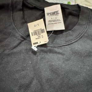 PINK Victoria's Secret Charcoal Pocket Tee
